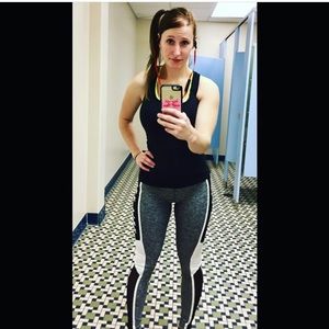 VS PINK mesh detail leggings